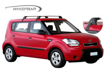 Kia Soul Yakima Whispbar roof rack 